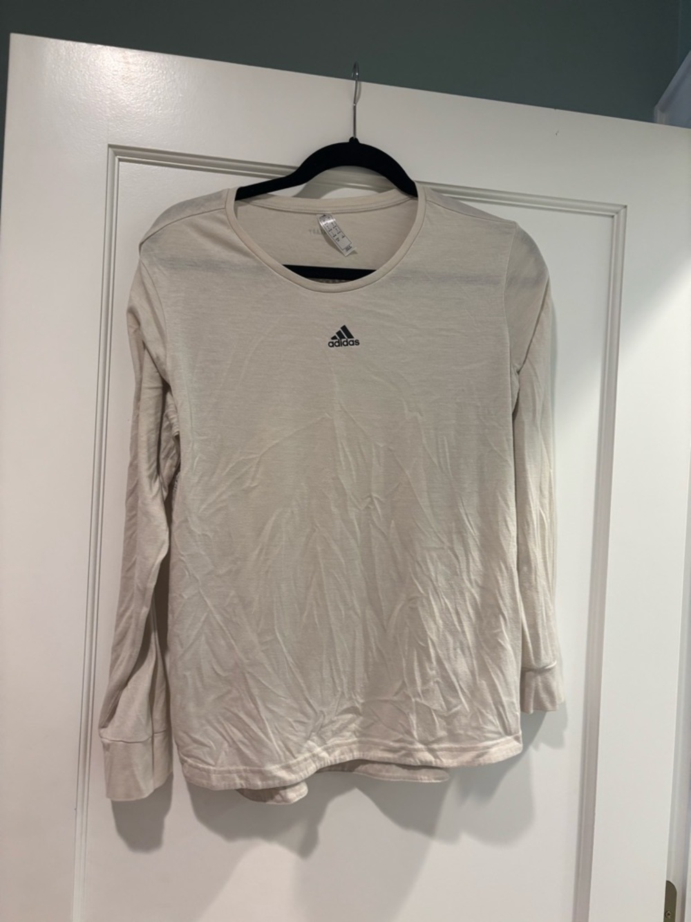 adidas Women’s Long Sleeve Crew - Light Cream